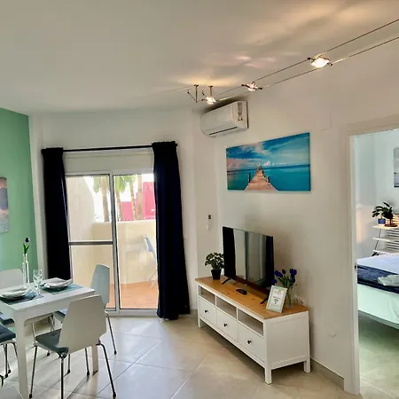 Modern Front Sea View In Benalbeach Apartment *